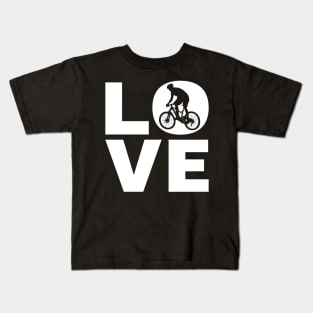 Love Mountain Biking - I Love MTB | Mountain Bikers Gift Kids T-Shirt